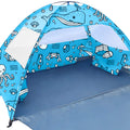 Ocean World Beach Tent for Baby, Kids and Family  34 Person Sun Shelter Sun Shade  UPF 50+ UV Protection  PU800 Waterproof Cano