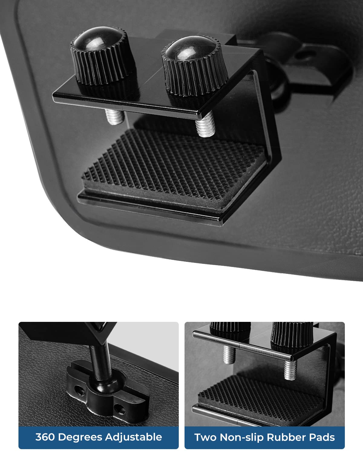 Kemimoto Boat Mirror, 8 In X 4 In Upgraded Universal Boat Rear View Mirror, Marine Mirror For Ski Boats Pontoon Boat Water Skiin