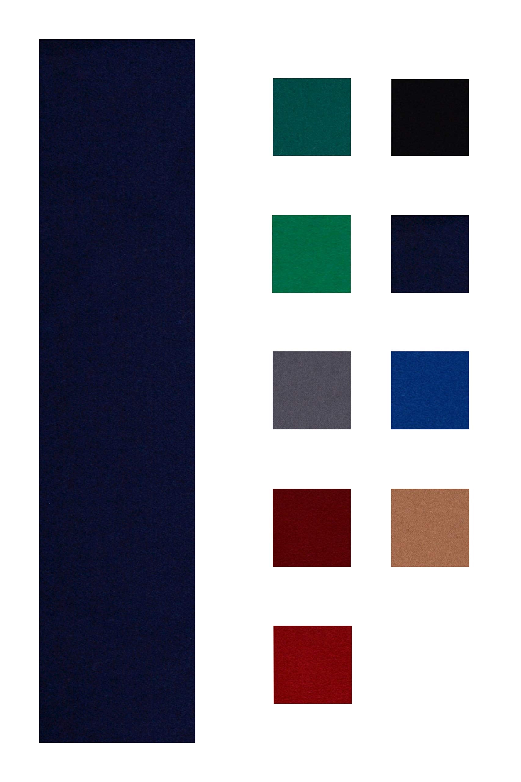 Accuplay 20 oz Pre Cut Pool Table Felt - Billiard Cloth Navy for 9 Table
