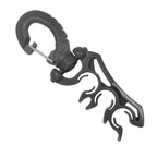 Scuba Choice Scuba Diving Dive Triple Hose Holder With Clip, Black
