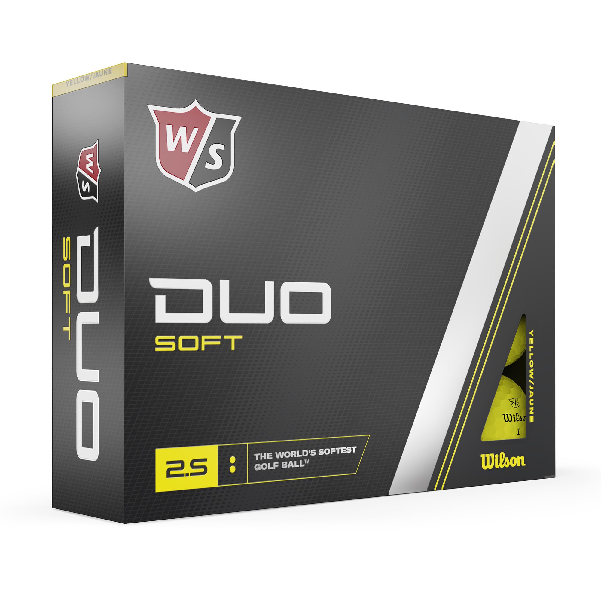 Wilson Staff Duo Soft Golf Balls - 12 Pack, Yellow