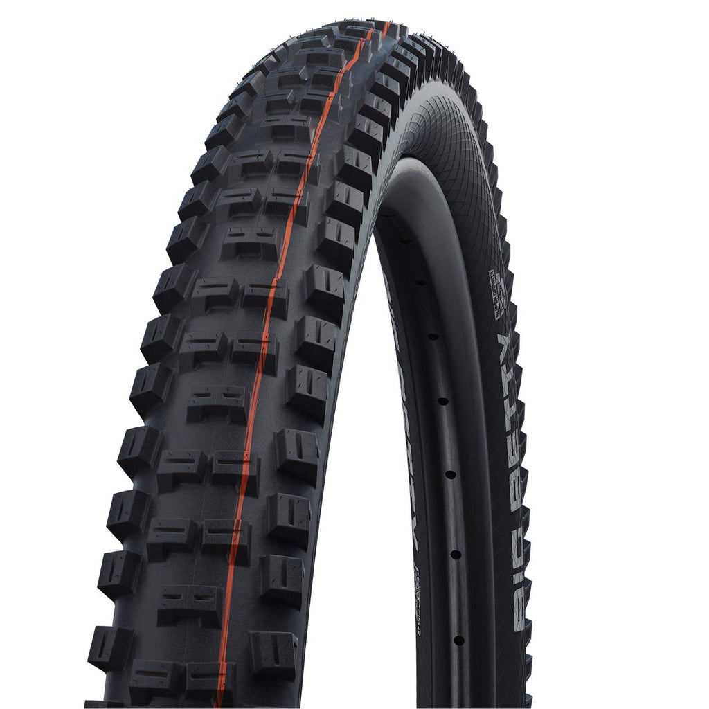 Schwalbe - Big Betty Downhill And Enduro Tubeless Folding Bike Tire  275 X 26  Evolution Line, Addix Soft, Super Gravity  Black