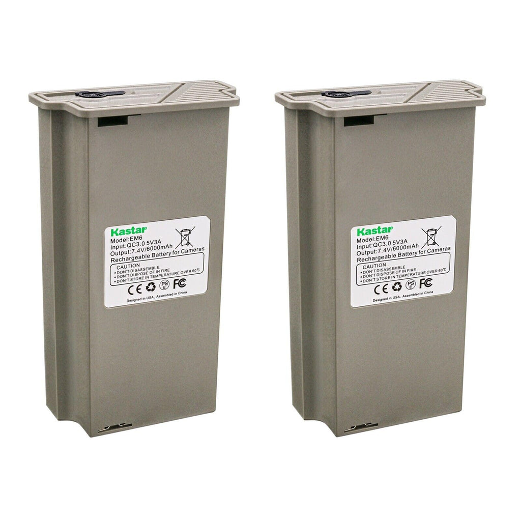Kastar 2-Pack Reveal Lipo Lithium Rechargeable Battery Pack Replacement For Tactacm Hunting Camera Reveal X, X Gen 2.0, Xb, X Pr
