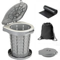 Kpr Upgrade Retractable Portable Toilet Camping Toilet Lightweight And Height Adjustable Folding Travel Toilet Portable Potty Fo
