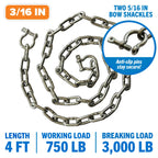 Stainless Steel Anchor Chain, Boat Anchor Chain, Anchor Chains For Boats, Stainless Anchor Chain, Double Boat Anchor Shackle Lin