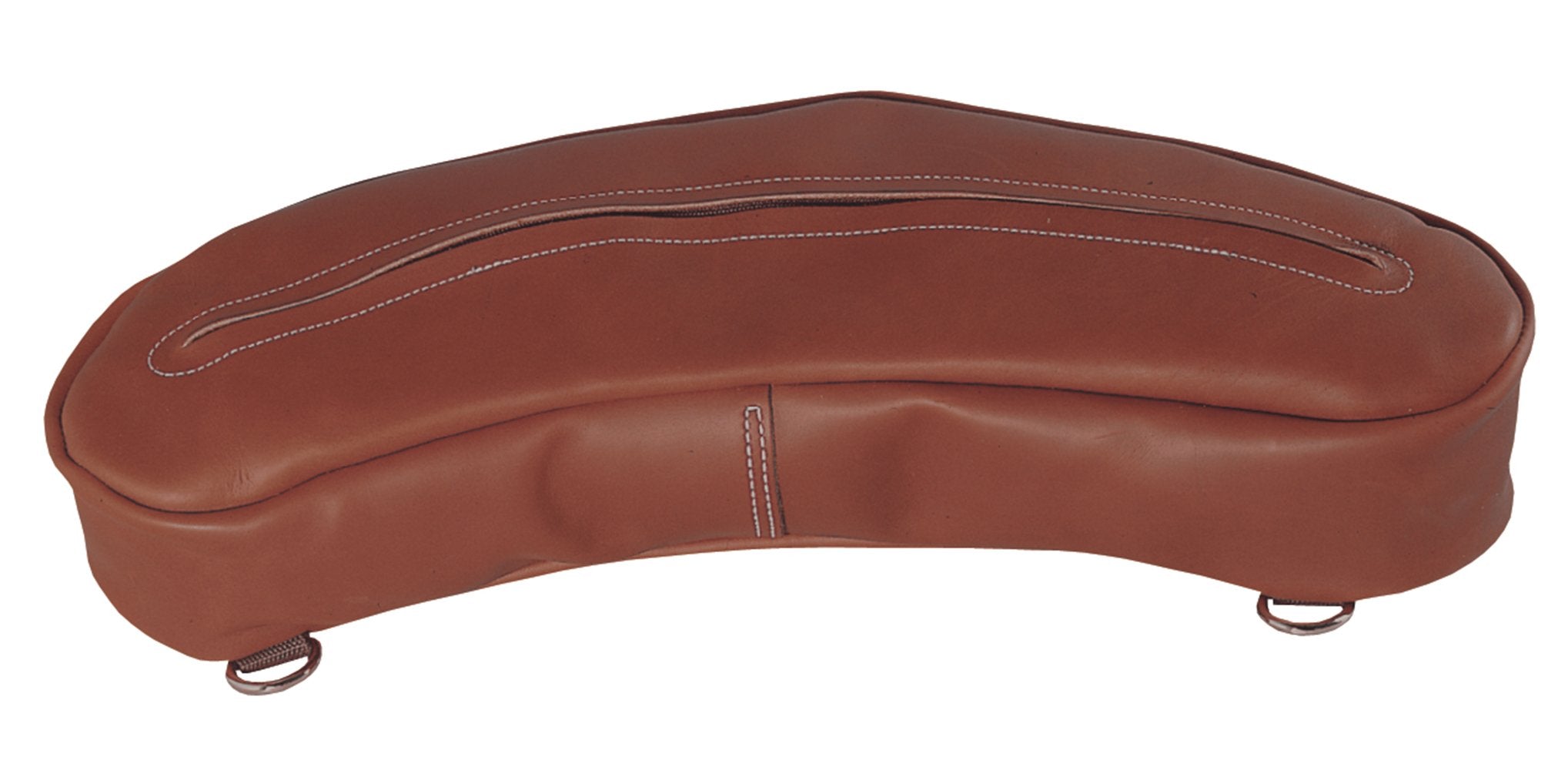 Weaver Leather Chap Leather Cantle Bag Brown, 5 X 22 X 4