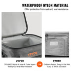 Vevor Soft Cooler 24 Cans Insulated Cooler Bag Leakproof Waterproof Lunch Soft Cooler Lightweight & Portable Cooler For Beach, H