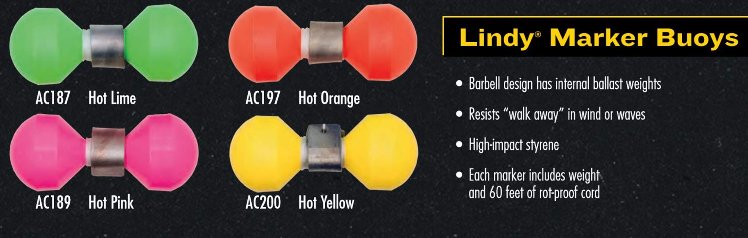 Lindy Marker Buoy Hot Orange