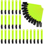 Trail Markers Reflective Tree Tacks Hunting Reflector Tacks Trail Marking Ribbon With Clips For Hiking Hunting Outdoor (Fluoresc