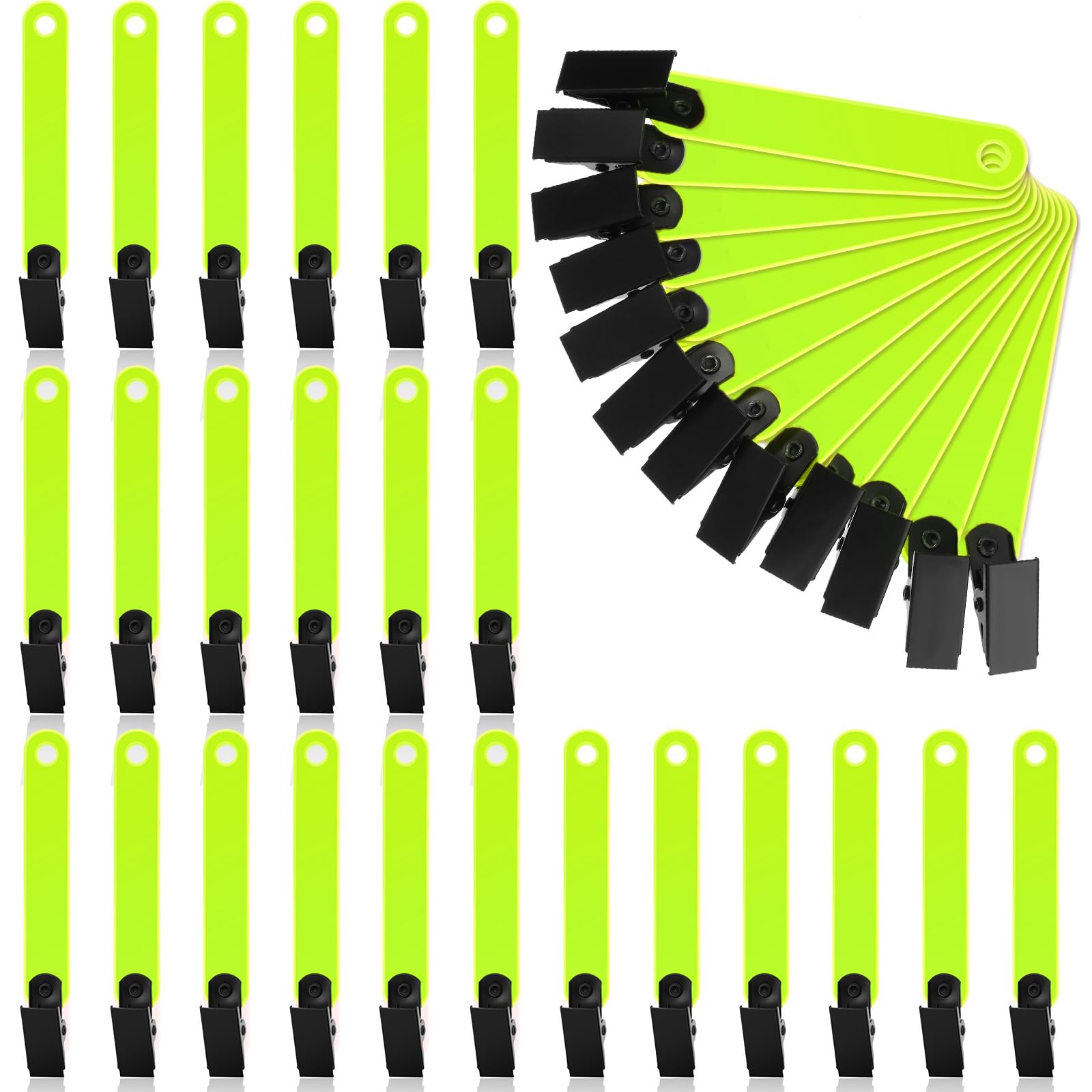 Trail Markers Reflective Tree Tacks Hunting Reflector Tacks Trail Marking Ribbon With Clips For Hiking Hunting Outdoor (Fluoresc
