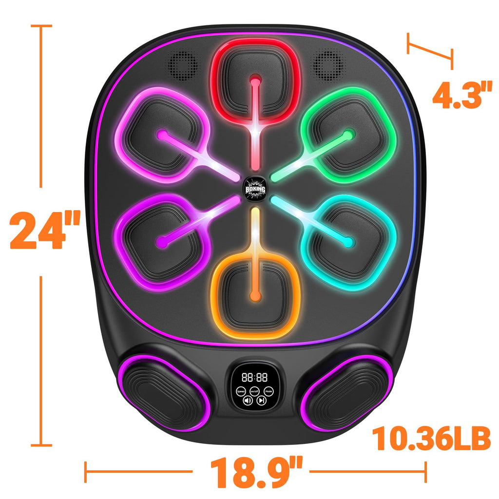 Ourstarry Large Size Smart Music Boxing Machine For Adults And Kids, Training Machine With Led Electronic Wall Mounted, Home Ind