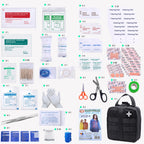 Carlebben Rip-Away Emt Pouch Molle Pouch Ifak Pouch Medical First Aid Kit Utility Pouch 1000D Nylon (With Medical Supplies)