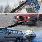 Seamander Boat Winch Strap With Hook,2'' X 20Ft 6000Lb Maximum Break Strength Boat Trailer Winch Strap For Fishing Boats,Towing