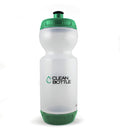 Clean Bottle - Original with Patented Easy Clean Bottom Cap, BPA-Free, Sport and Bike Water Bottle, 23 oz Green