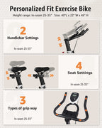 Yosuda Indoor Cycling Bike Stationary Bike - Magnetic Resistance, Cycle Bike With Ipad Mount & Comfortable Seat Cushion, Magneti