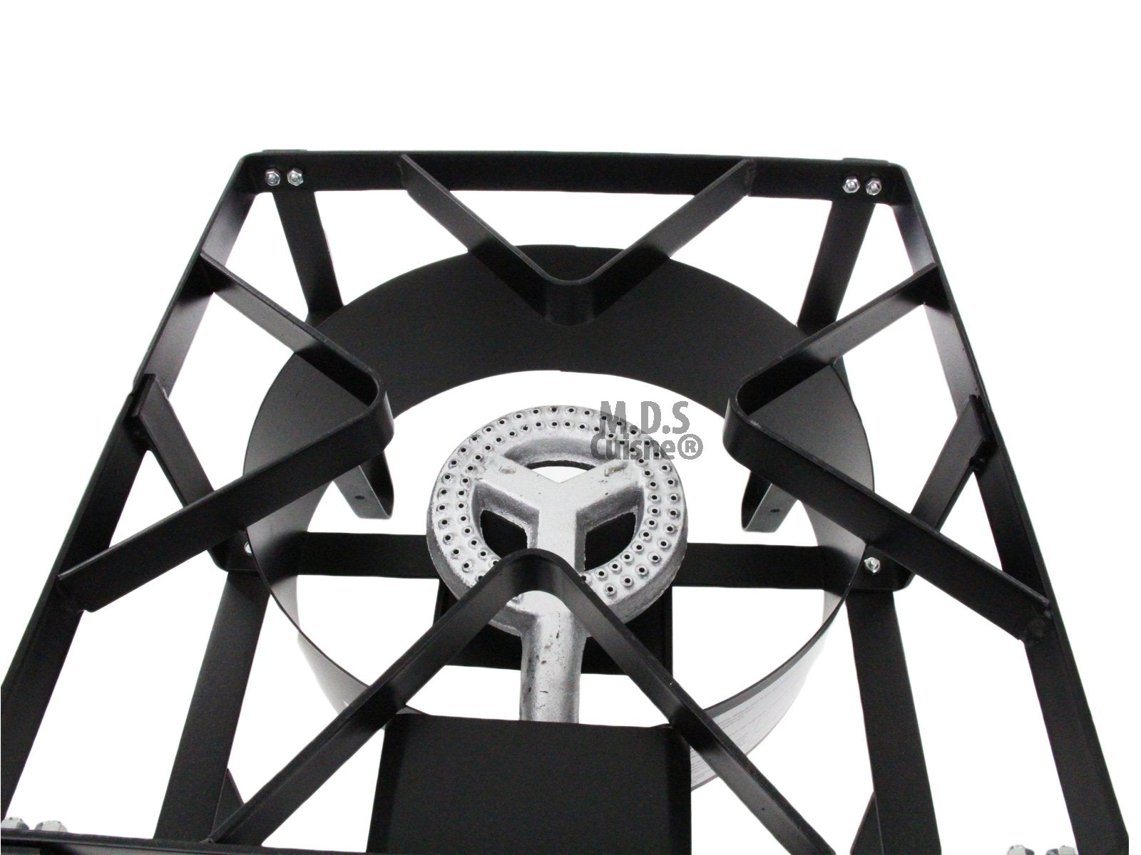 M.D.S Cuisine Cookwares Single High Pressure Gas Burner Square Patio Outdoor Stove Propane Camping Heavy Duty