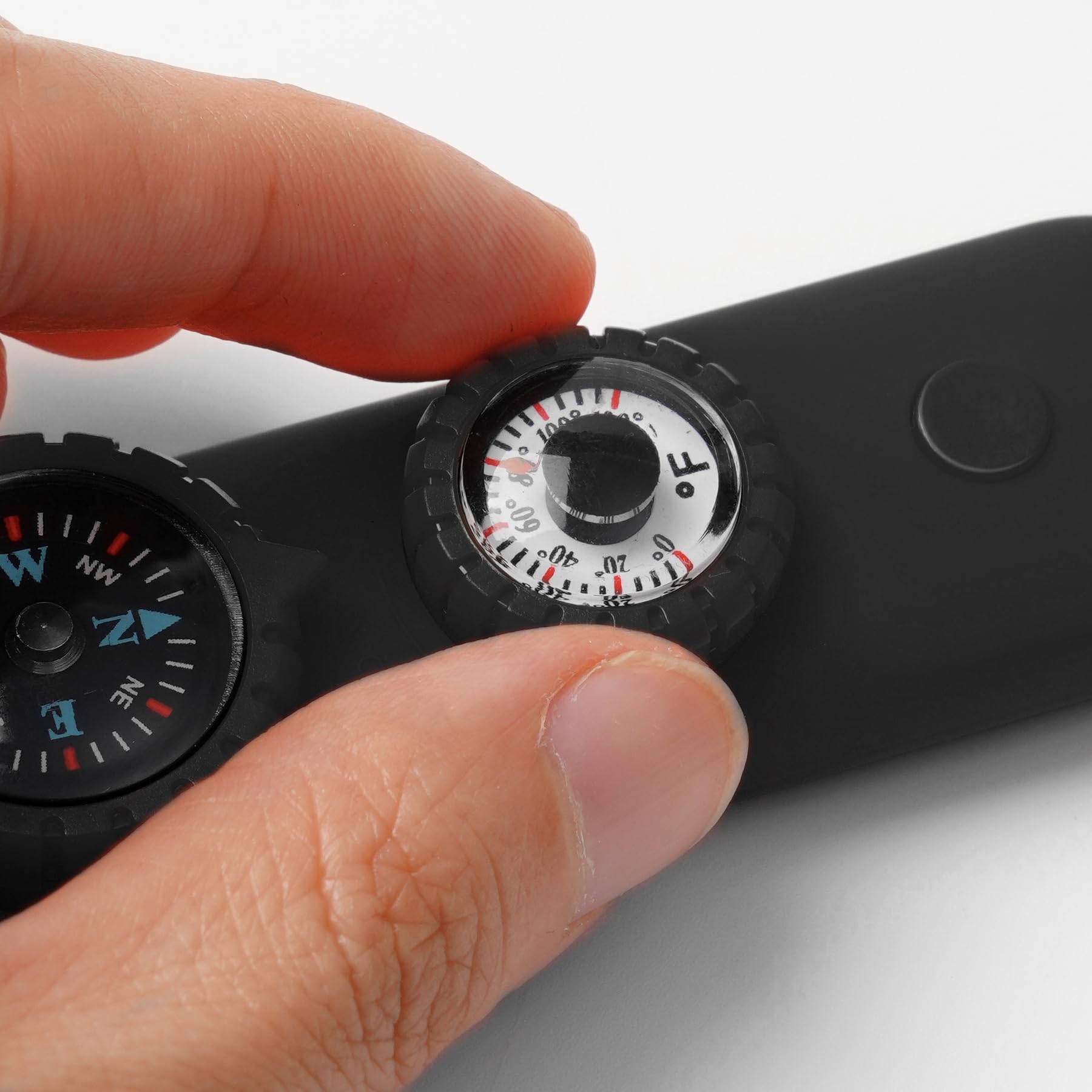 Emergency Survival Safety Whistle,Whistle For Kids With Lanyard,Compass,Thermometer,Ideal For Kayaking, Boating, Hiking, Camping