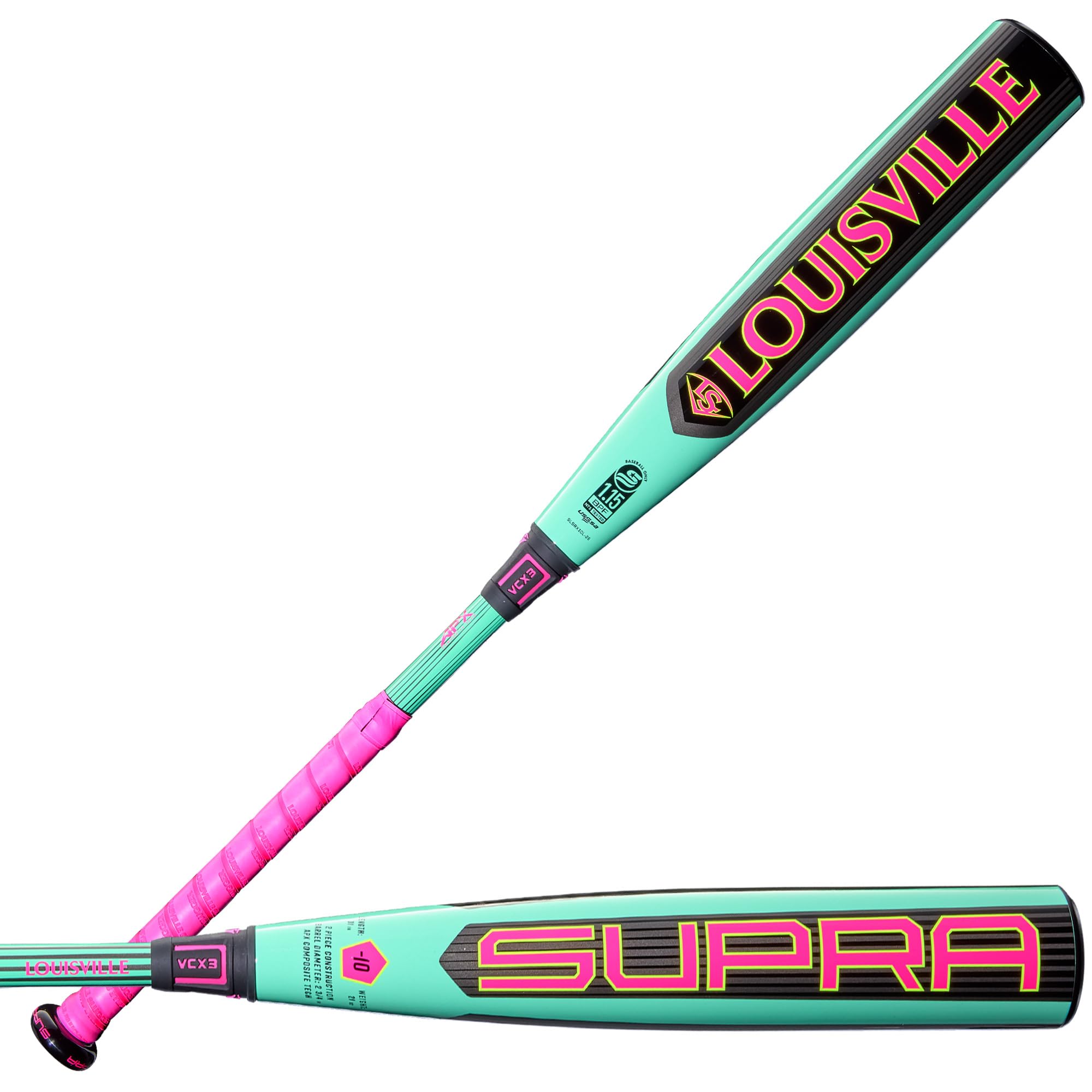 Louisville Slugger 2026 Supra (-8) 2     USSSA Baseball Bat -30/22 oz