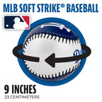 Franklin Sports Los Angeles Dodgers Mlb Team Baseball - Mlb Team Logo Soft Baseballs - Toy Baseball For Kids - Great Decoration