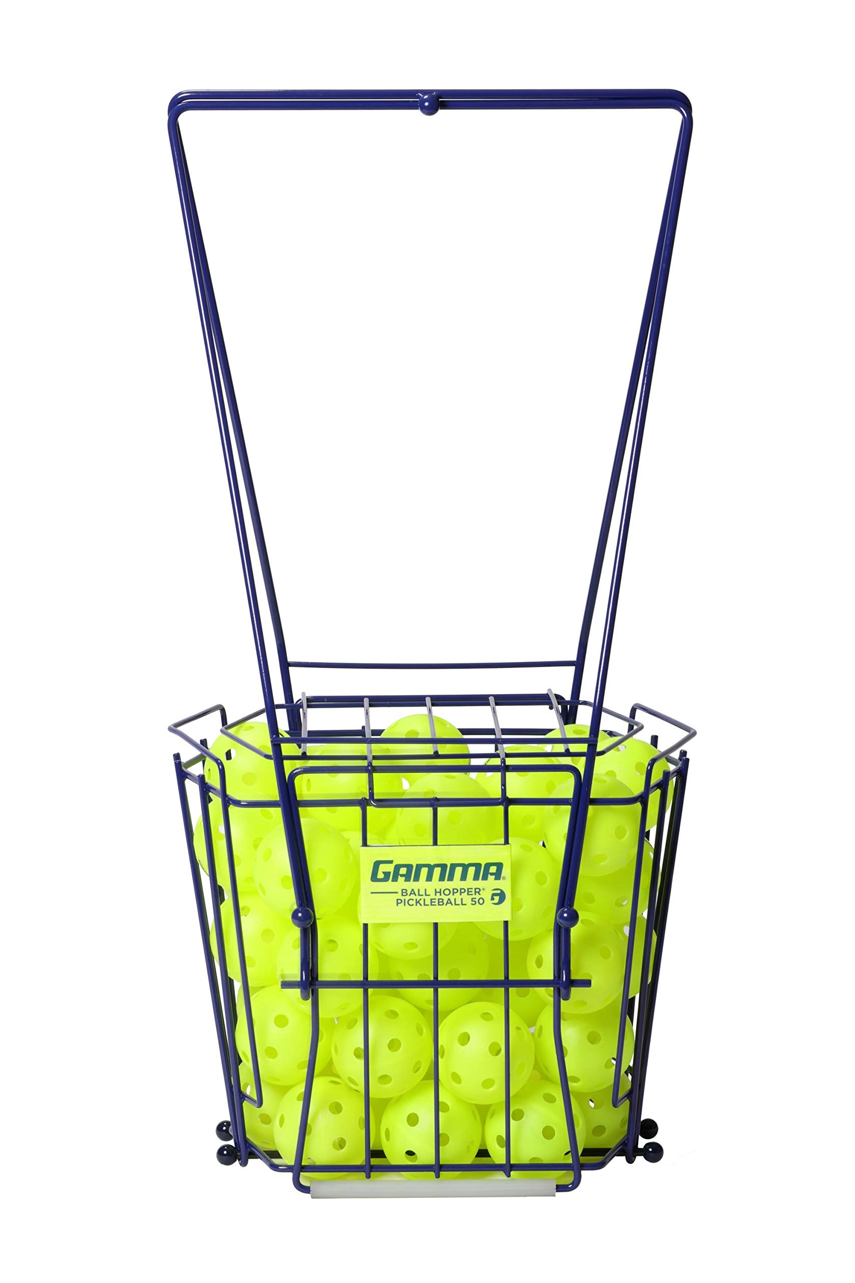 Gamma Sports Ball Hopper Pickleball 50 - Pickleball Picker Upper With Unique Basket Shape, Reinforced Side Welds, 50-Ball Capaci