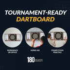Hathaway Winchester Dartboard & Cabinet Set, Driftwood