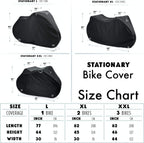 Team Obsidian | Outdoor Storage Or Travel Cover For 1 Bike, Large Bike Cover, Ebike Accessories, Bicycle Cover, Heavy Duty, Elec