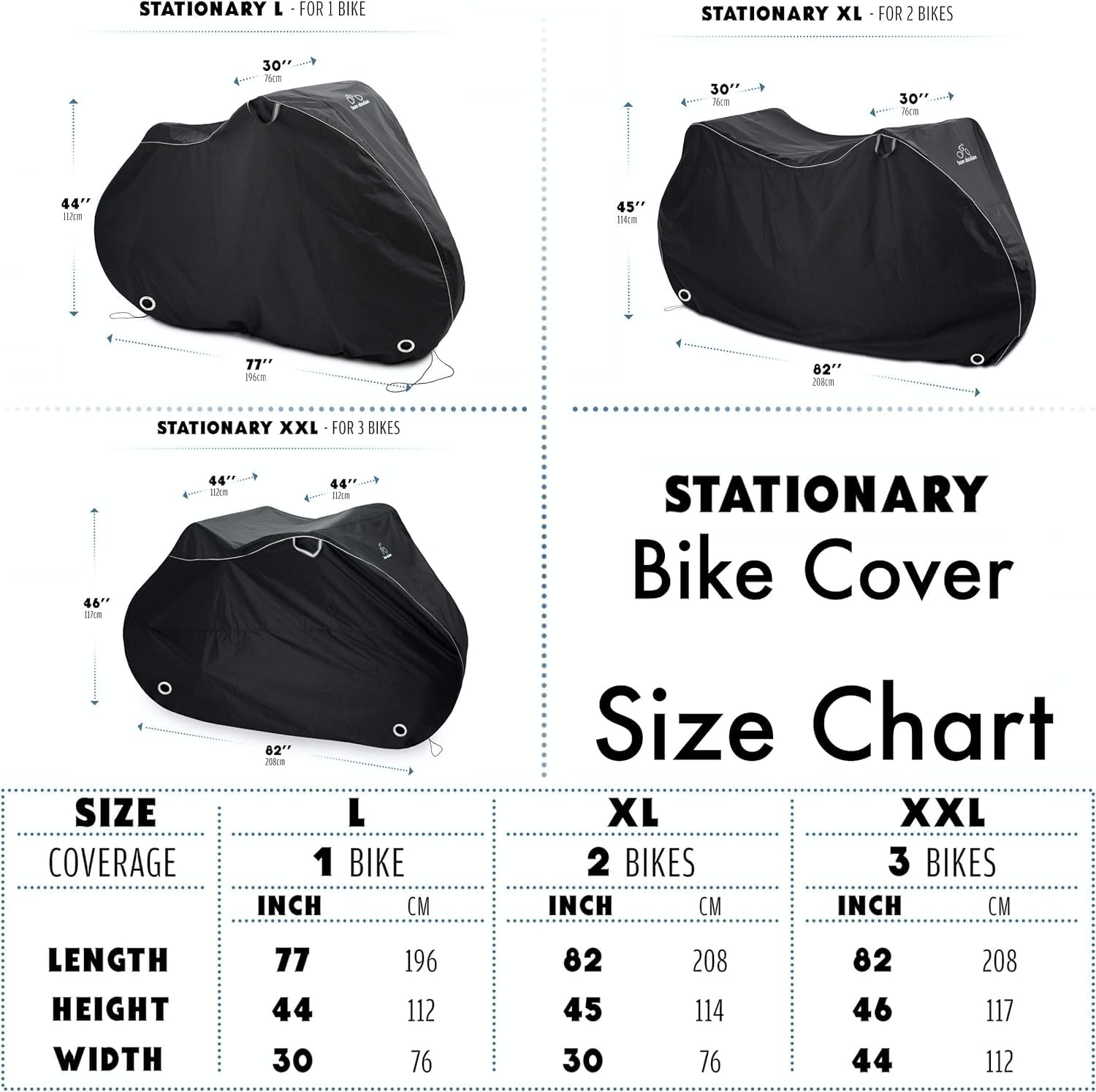 Team Obsidian | Outdoor Storage Or Travel Cover For 1 Bike, Large Bike Cover, Ebike Accessories, Bicycle Cover, Heavy Duty, Elec