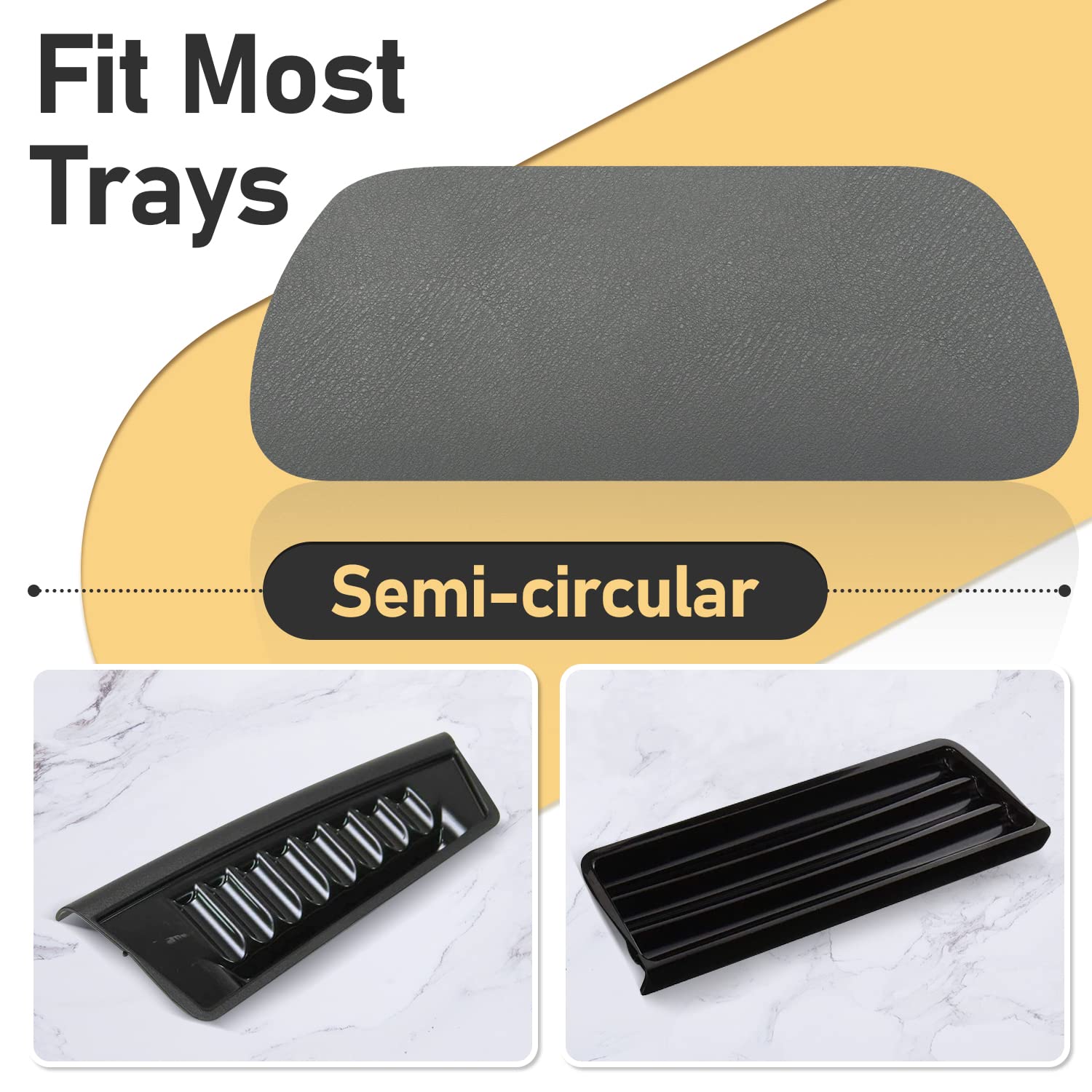 Refrigerator Drip Tray 2 Pack: Refrigerator Drip Catcher For Fridge Water Dispenser, Super Absorbent Diatomite Fridge Water Drip