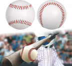 Omyopy 12 Pack Blank Hard Baseballs Solid Cork Core, 9 Inch Baseball Balls Unmarked Autographs Baseball For League Play, Pitchin