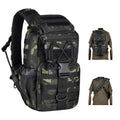 MANETTA Tactical Sling Bag for Men, Large Tactical Shoulder Bag with Bottle Holder, Cross Body Bag Chest EDC Bag For Camping Hik