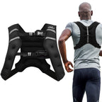 Aduro Sport Weighted Vest Workout Equipment, 4Lbs/6Lbs/12Lbs/20Lbs/25Lbs Body Weight Vest For Men, Women, Kids (20 Pounds (9.07 