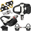 Favero Assioma PRO RS-1 Single Side Power Meter Pedals with Cleats (6 Degree) and Wearable4U Towel Bundle