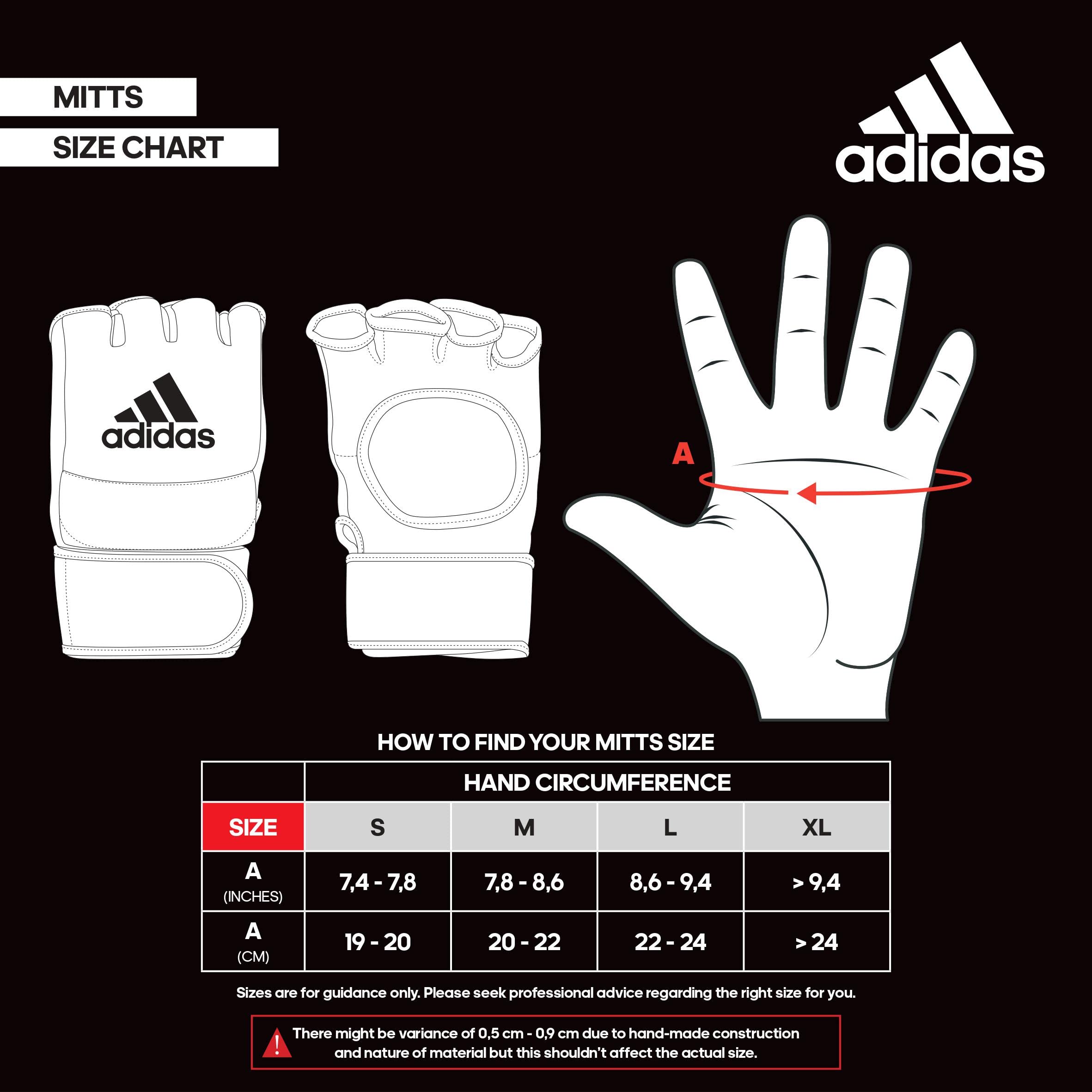 Adidas Mma Gloves - Grappling Hook & Loop Training Gloves - For Men & Women Gloves With Open Palm - For Mma, Boxing, Kickboxing,