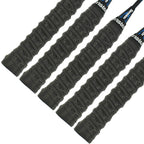 Senston New Racket Grip Anti Slip Perforated Super Absorbent Tennis Overgrip Badminton Overgrip Pickleball Overgrip 5 Pack Black