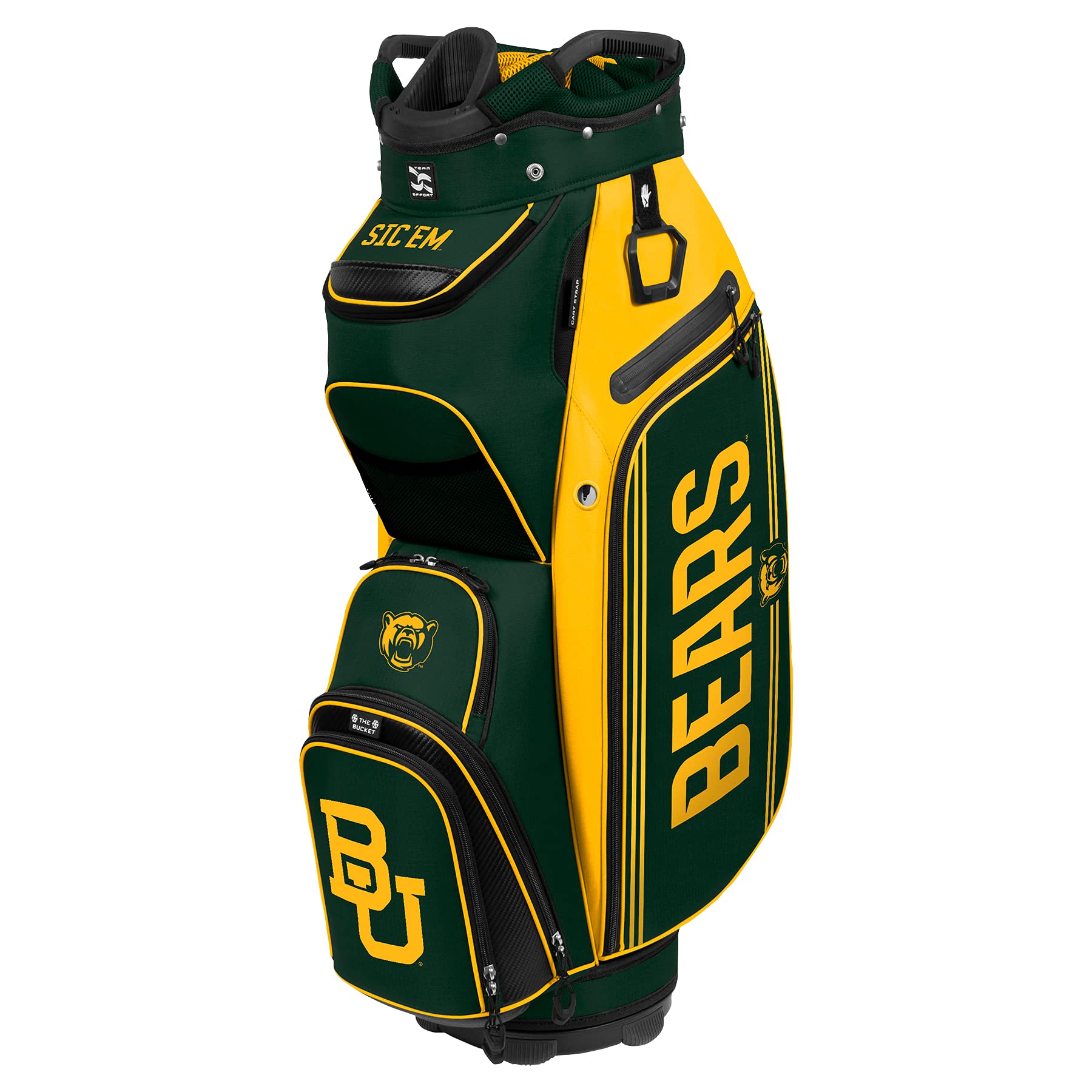 Baylor Bears Bucket III Cooler Cart Golf Bag