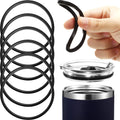 Patelai 6 Pcs 20 oz Replacement Rubber Lid Seals O Shaped Resealable Lid Gaskets for 10, 12, 16 and 20 Ounce Insulated Stainless