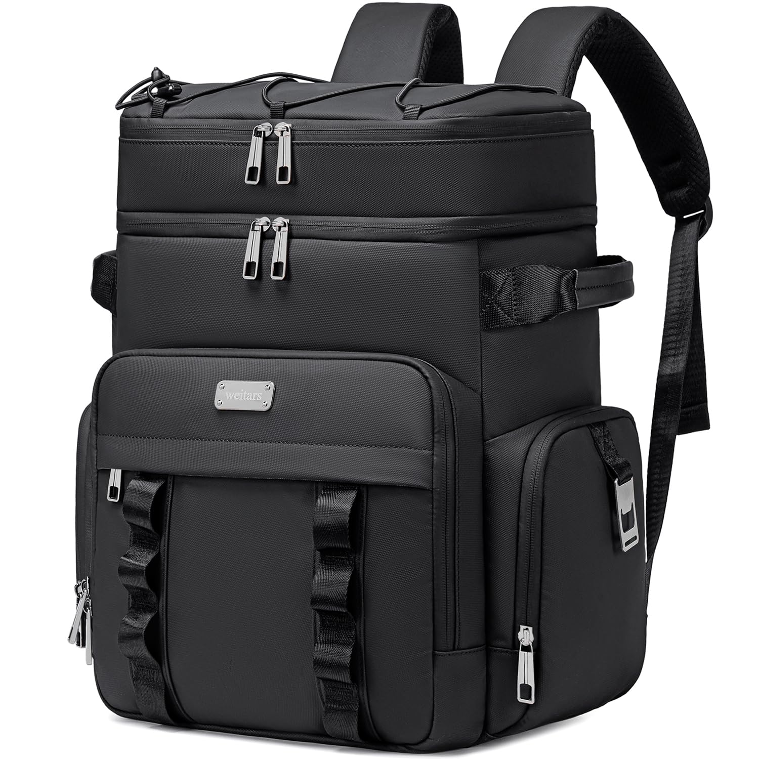 Weitars Insulated Cooler Backpack,Double Deck Waterproof Soft Cooler Bag,Backpack Coolers Leak Proof Lunch Backpack for Men Wome