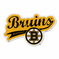 Rico Industries Nhl Boston Bruins Distressed Shape Cut Pennant - Home And Living Room D  Cor - Soft Felt Ez To Hang