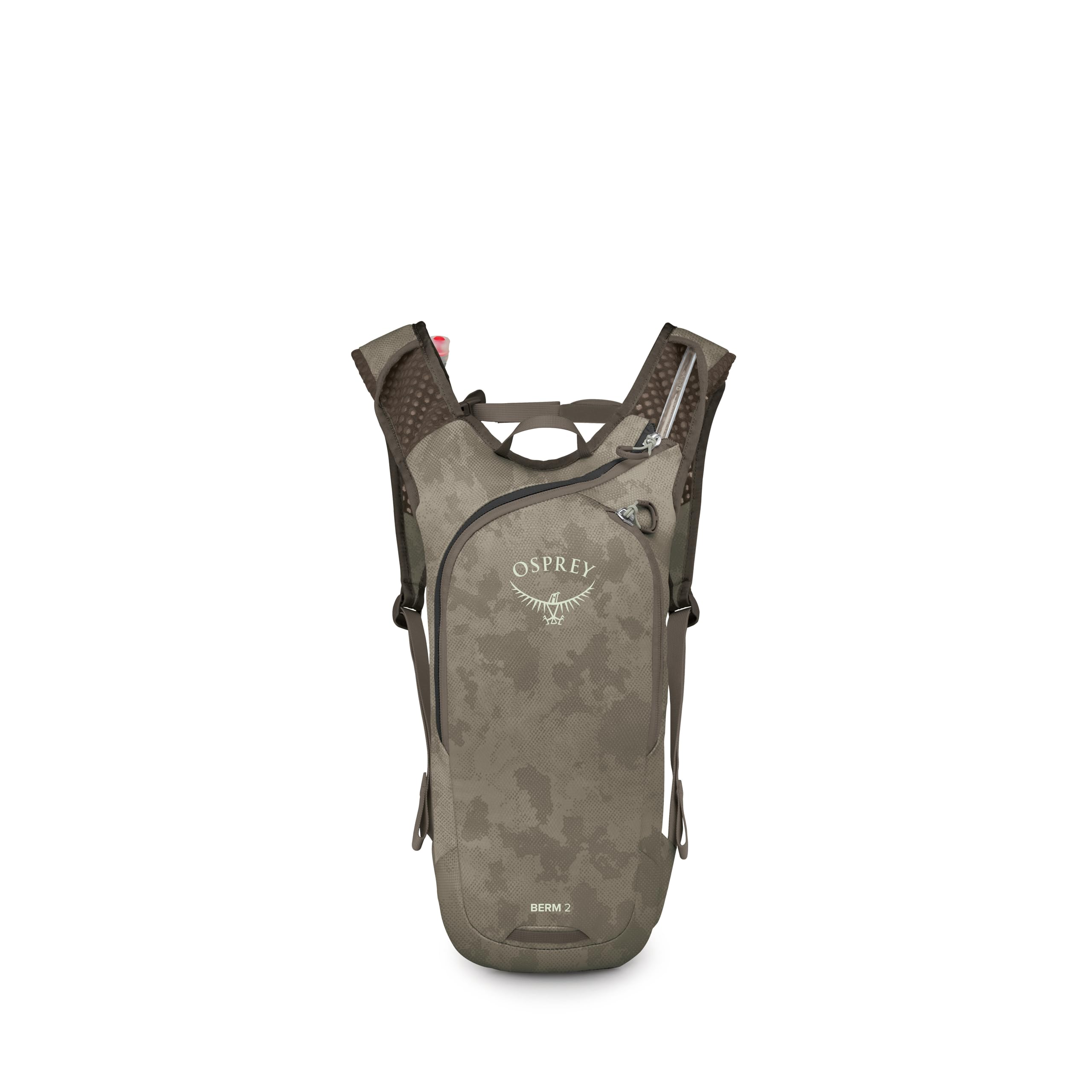 Osprey Berm 2L Biking Backpack with Hydraulics Reservoir - Lightweight Hydration Backpack for Men and Women, Pediment Grey/Dust 