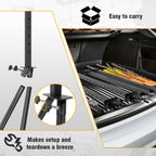 Hayohrt Steel Target Stand For Ar500 Shooting Complete Kit 3/8 '' Thick 4 ' ' 6 ' ' 8 ' ' 7 ' 'X 12 ' ' Silhouette Target, 4Pc G