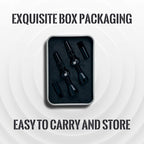 Bwshlf Black Tubeless Presta Valve Stem 40Mm / 44Mm, Super Light Alloy Presta Valve Stem Kit With Valve Core Remover Tool And Va