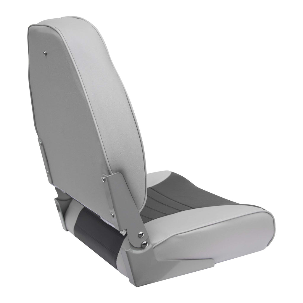 Wise 8Wd588Pls-664 Standard High Back Boat Seat, Grey/Charcoal
