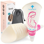 Luxiv Disposable Female Urination Device, 20 Pack Portable Girls Urinal Funnel Women Outside Pee Cup Waterproof Paper Standing P