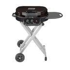 Coleman Roadtrip 225 Portable Stand-Up Propane Grill, Gas Grill With Push-Button Starter, Folding Legs & Wheels, Side Table, & 1