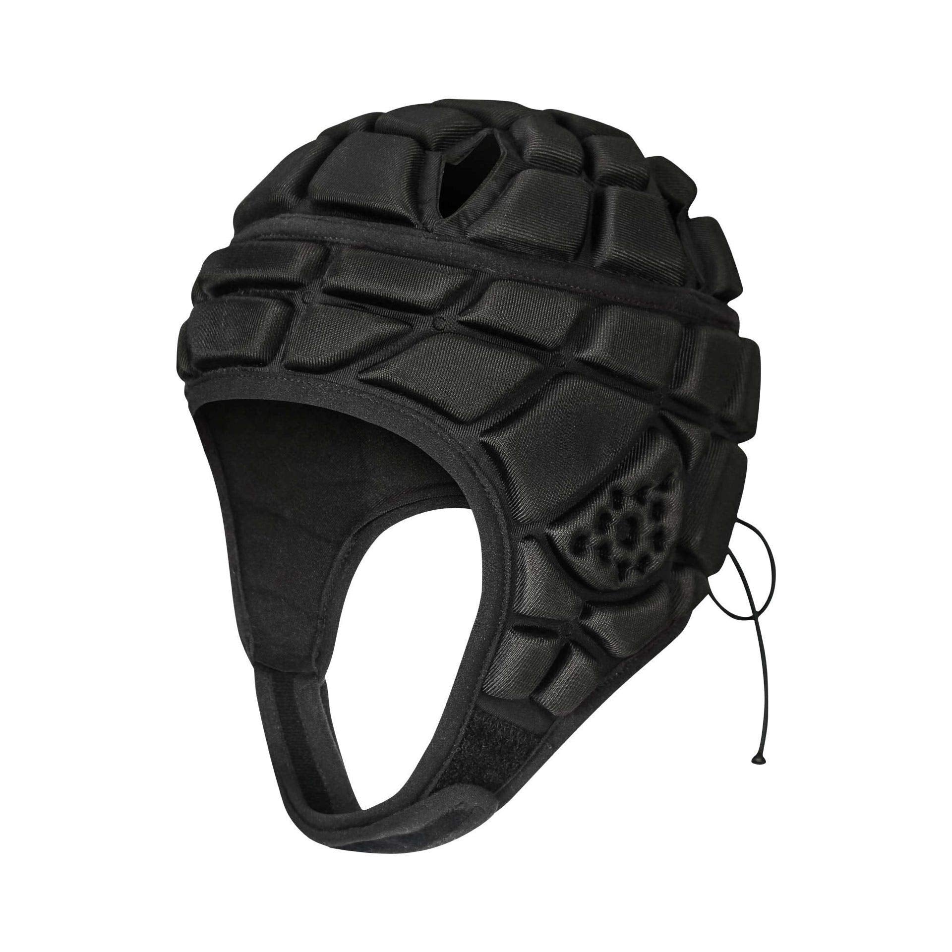 DGXINJUN Soft Shell Flag Football Helmet, 7v7 Rugby Helmet, Scrum Cap, Soccer Padded Headgear, Adjustable Head Protector for You