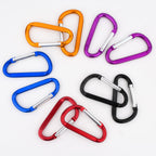 10 Pack 3'' Aluminum Spring Snap Hook Carabiner D Ring Carabiner Clip Camping Accessories Fishing Hiking Traveling And Keychain