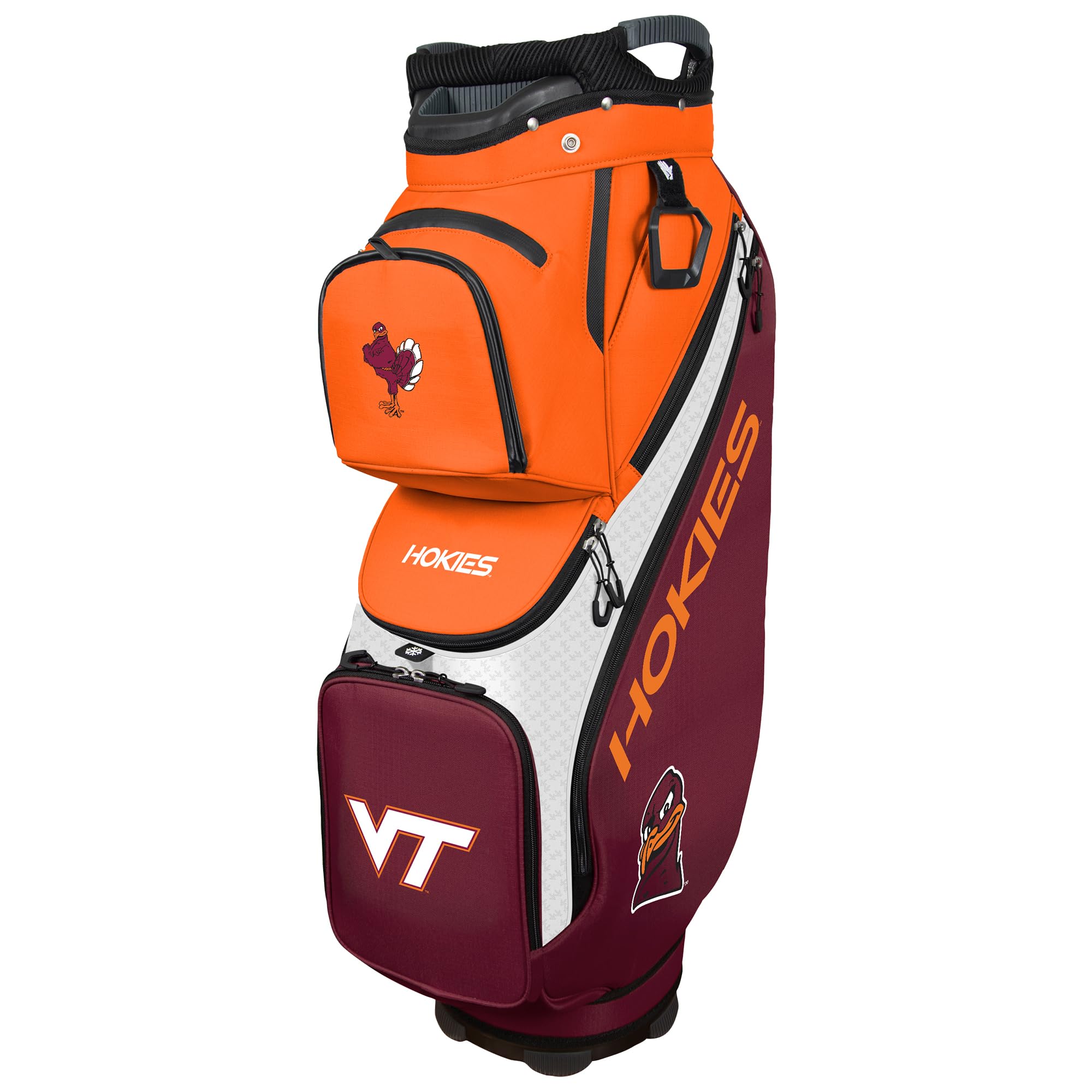 Team Effort Clubhouse Cooler Cart Bag NCAA Virginia Tech Hokies