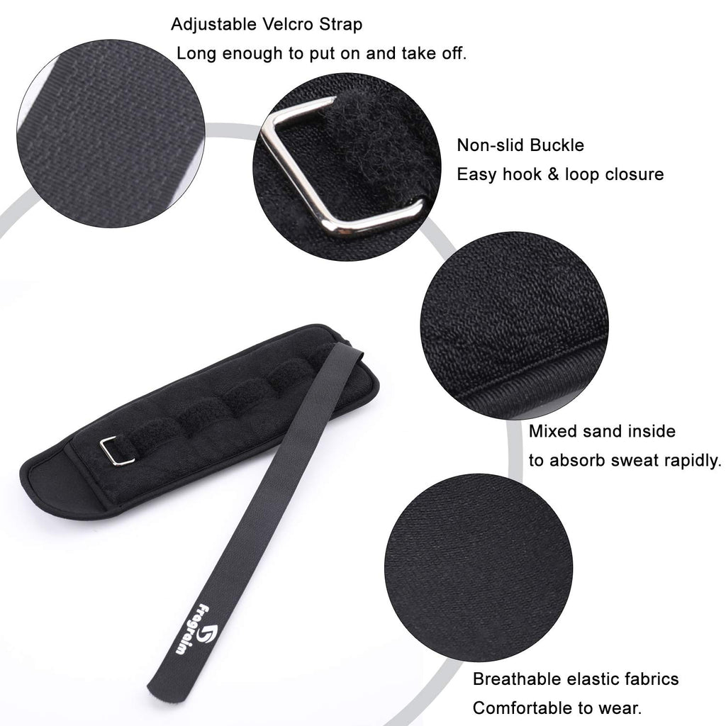 Ankle Weights, 0.5 Lb Each (1 Lb Pair) Wrist Leg Arm Weights For Women, Kids And Men, Comfortable And Soft, Pretty Sturdy, Perfe