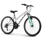 Huffy Stone Mountain 21-Speed Hardtail Ladies Mountain Bike, 24-Inch, Silver