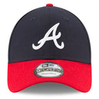 New Era Mlb The League 9Forty Adjustable Hat Cap One Size Fits All (Atlanta Braves Navy Red)